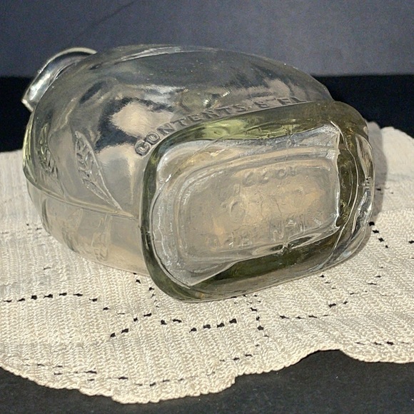 8 FL OZ Glass Cruet Syrup Decanter Bottle Stopper Vintage - Picture 12 of 12